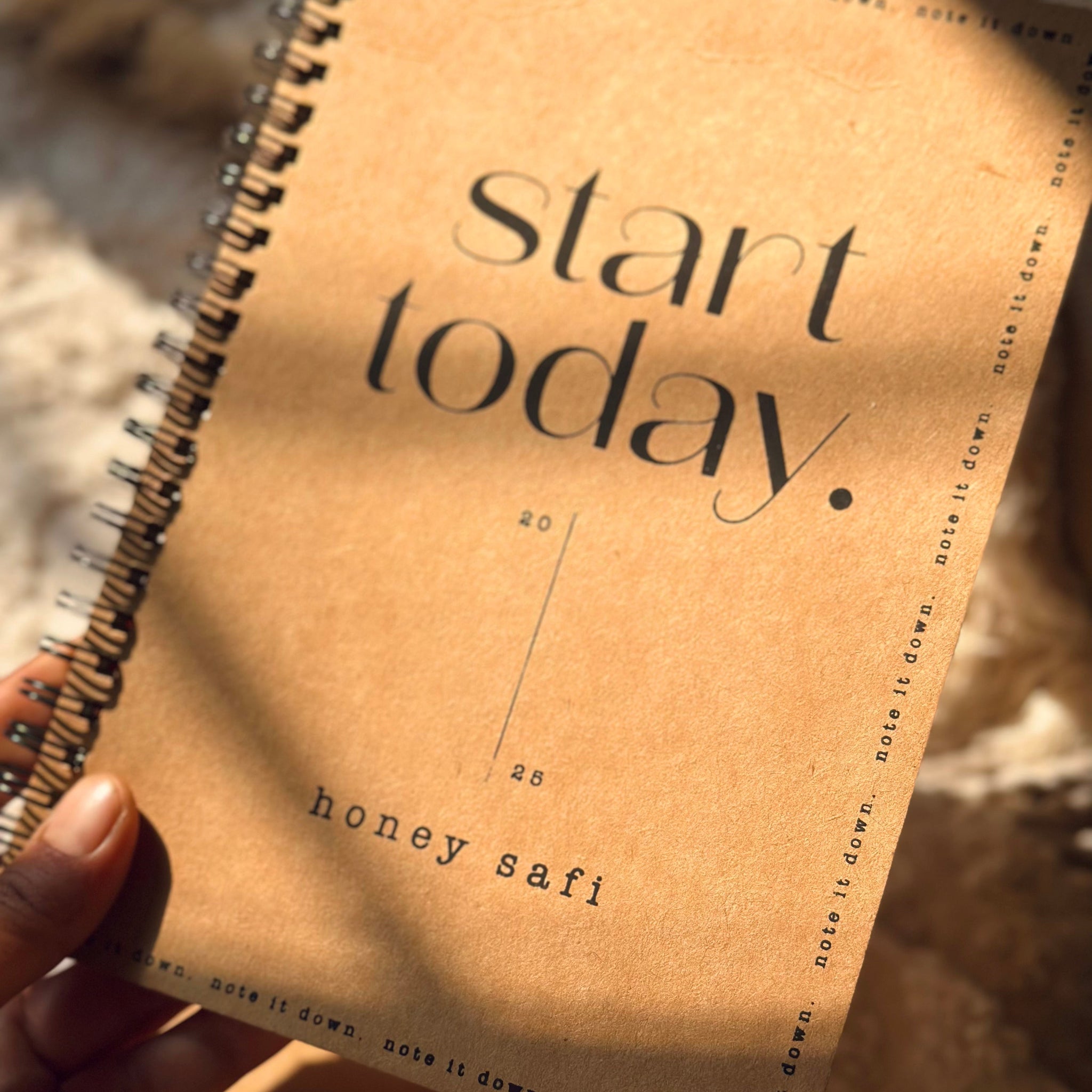 Personalized Kraft Spiral Notebook Online