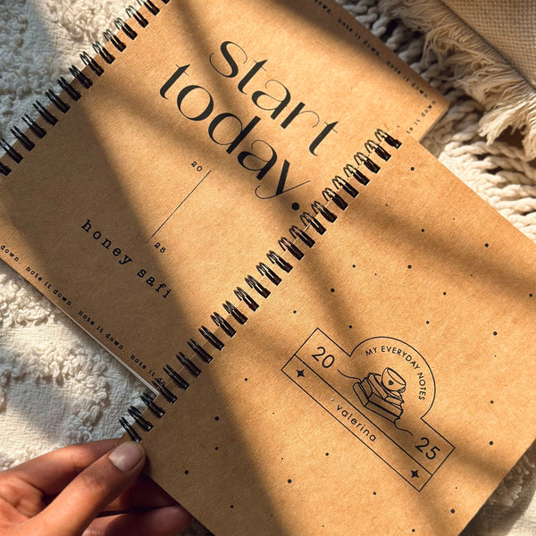 Personalized Kraft Spiral Notebook Online Now
