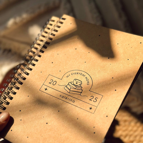 Order Personalized Kraft Spiral Notebook Online