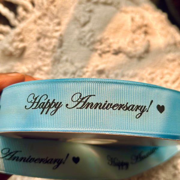 Shop anniversary blue ribbon wrapper online