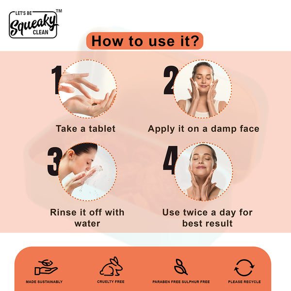 Face Wash Tablets On The Go