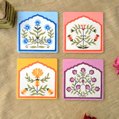 Jharokha Coasters | Set of 4