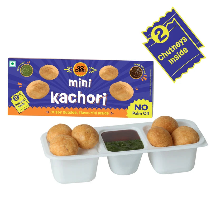 Mini Kachori with Chutneys