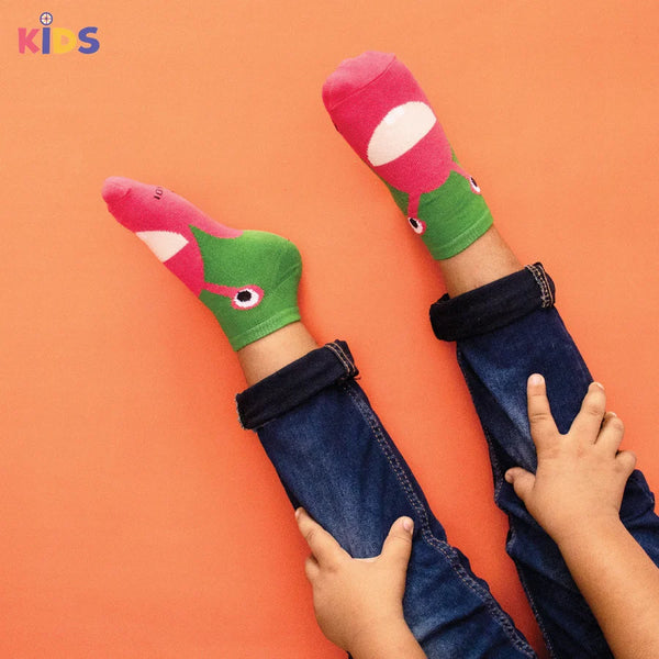 Kids Cute Monsters Socks (Set Of 5)