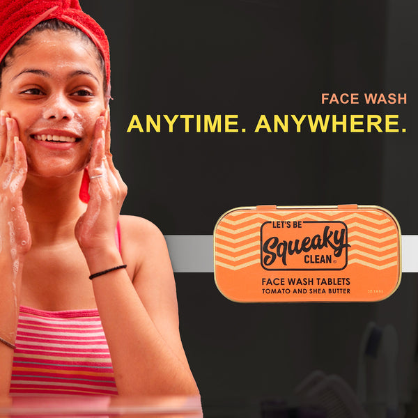 Face Wash Tablets On The Go