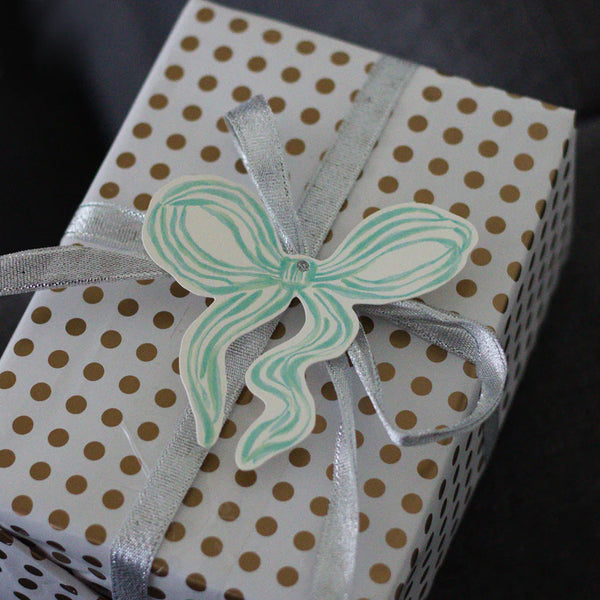 Bow Gift Tag Set of 4