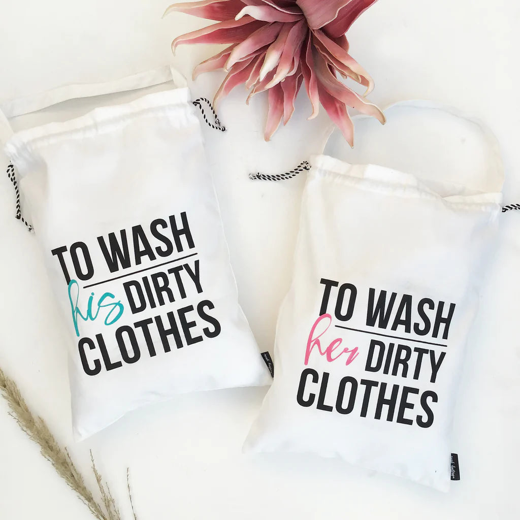 Mini Laundry Bags - His & Hers