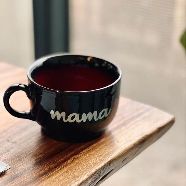 Personalised Black Cappuccino Mug - The Style Salad