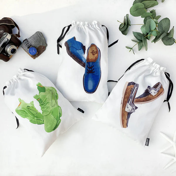 Club Squad Men's Shoe Bags Set of 3 - The Style Salad