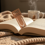 Silver Page Marker Metal Bookmark Personalised Initials Standard