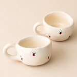 Ladybirdy Ceramic Mugs -Set of 2