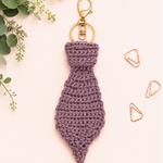 Father’s Day Tie Crochet Keychain