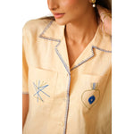 Blue Stitch Lounge Set