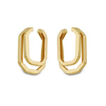 Ellipse Gold Earrings
