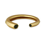 Hexa Enamel Gold Cuff