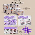 Purple Zanzibar - The Elevated Basic Set (Opaque Racks)