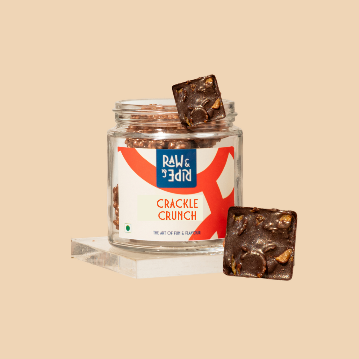 Crackle Crunch Chocolate Clusters
