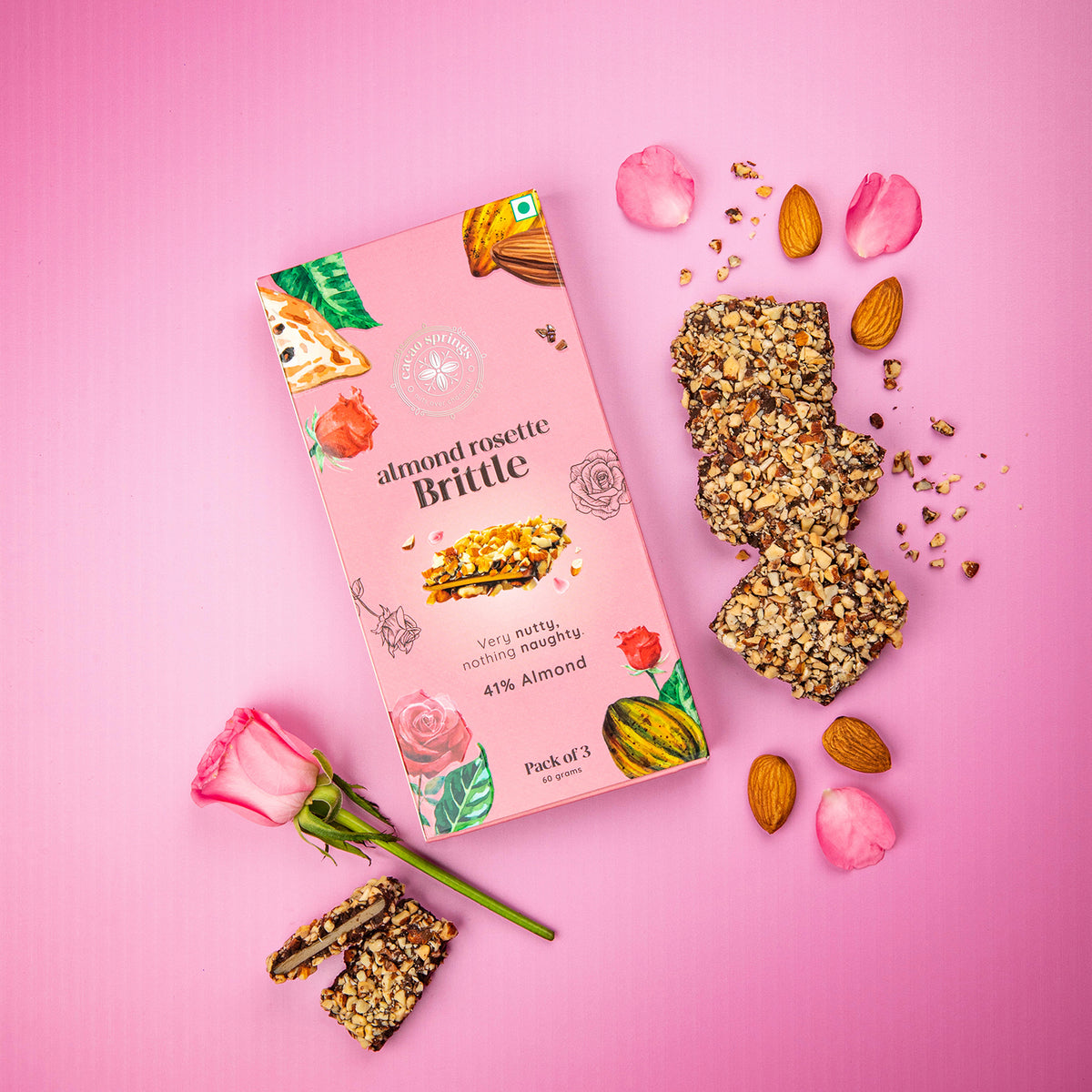 Almond Rosette Brittle