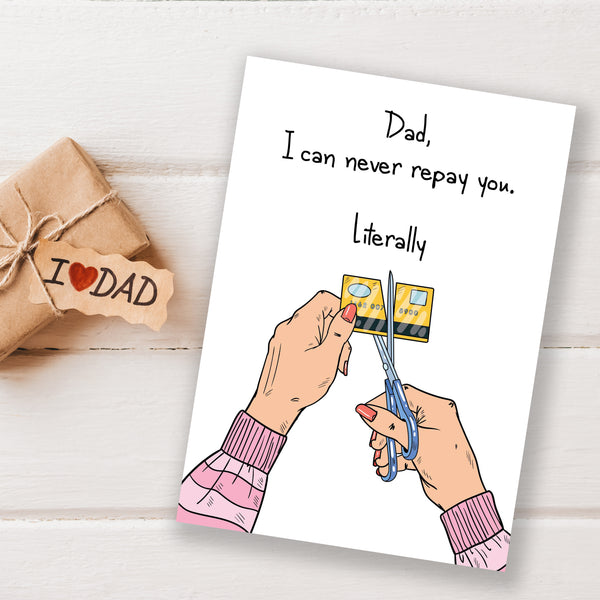 Greeting Card For Dad