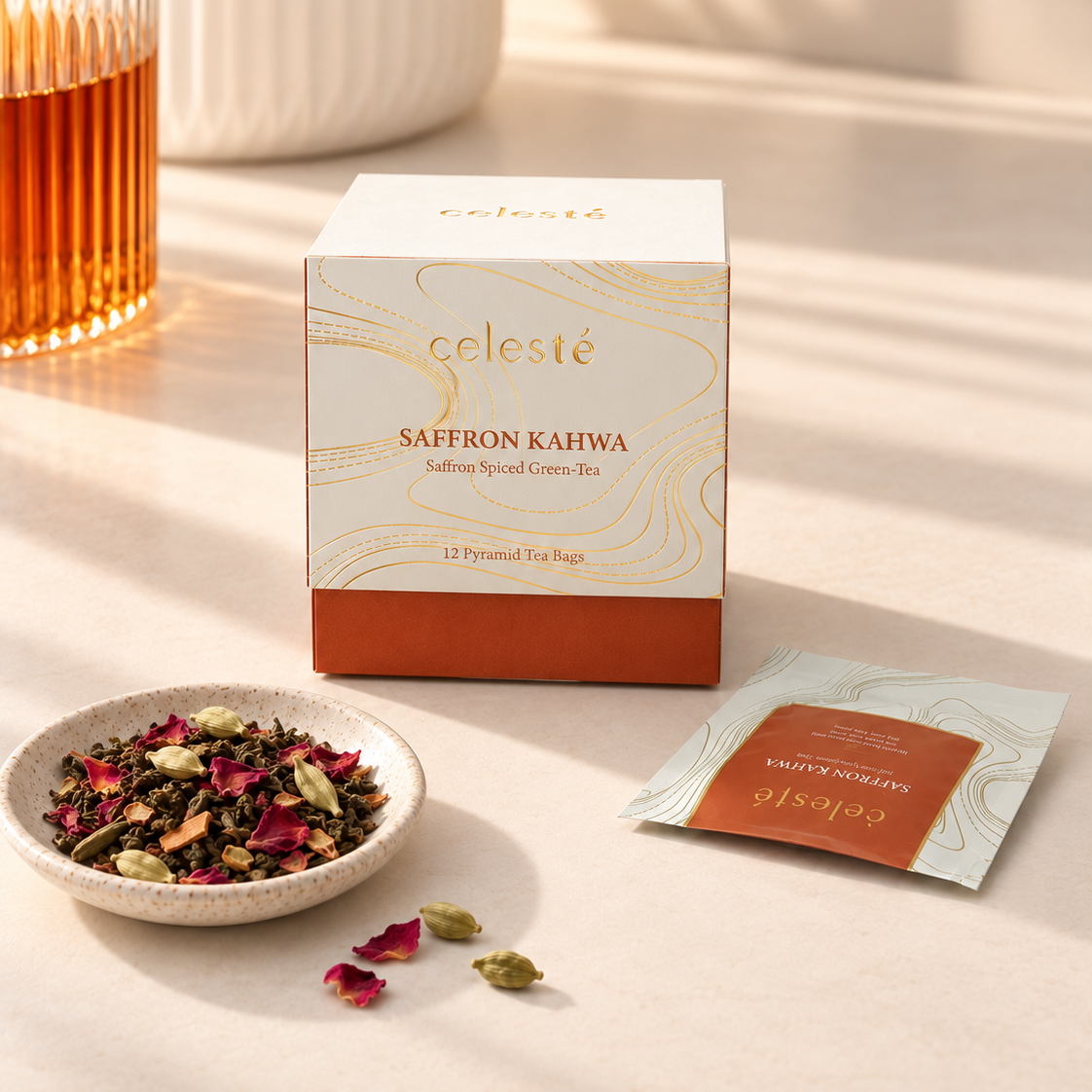 Saffron Kahwa Green Tea