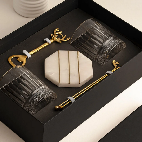 Luxe Barware Gift Box Silken Decor