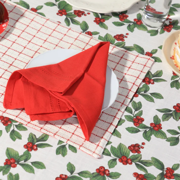 Cottage Grid Placemat | Set of 4