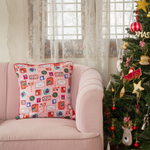 North Pole Pink Cushion Cover