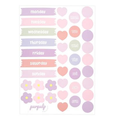 A5 Decorative Stickers for Journals, Planners & Laptops