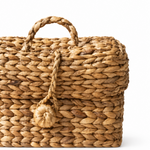 Hyacinth Hamper Basket with Lid