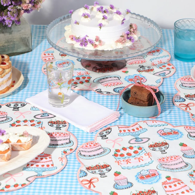 Pink Patisserie Placemat- Single