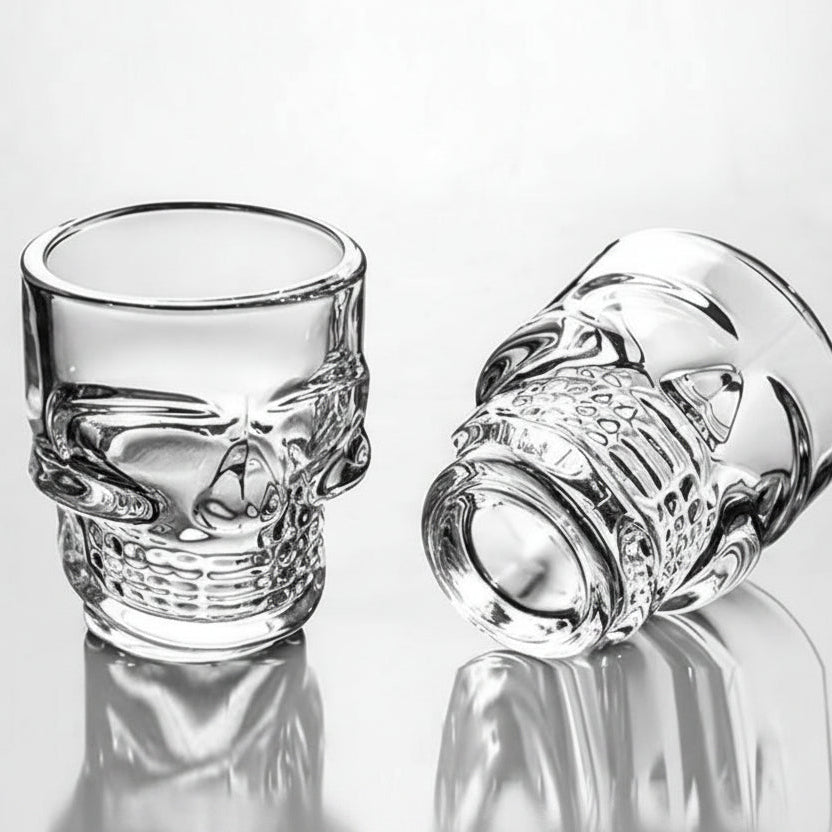 Skull Shot Glasses Set of 2 Personalized