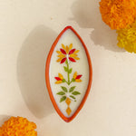 Flower Pressed Boat Diya