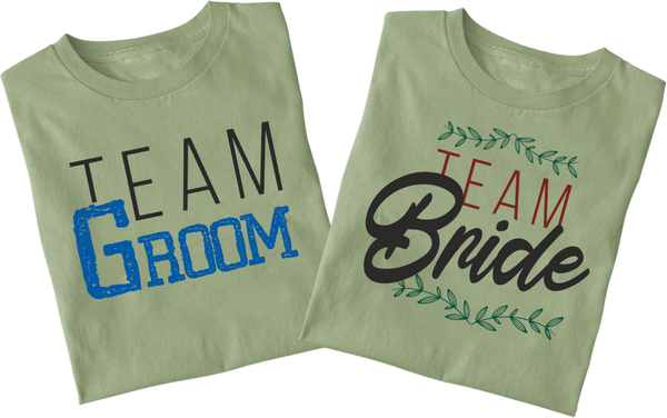 Team Bride Groom T-shirt