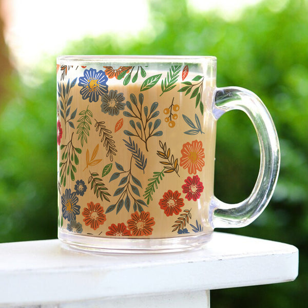 Flower Transparent Mug