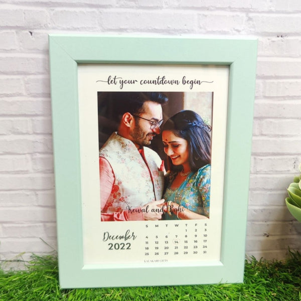 Save The Date Frame Personalised Kalakari Gifts