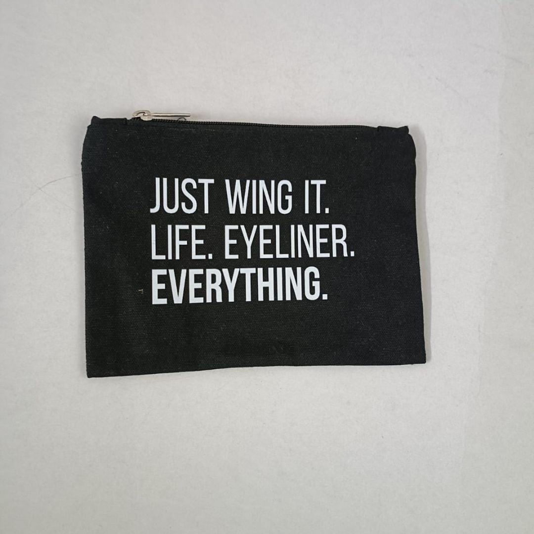 Just Wing it Canvas Pouch Online