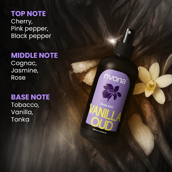 Vanilla Oud - Warm & Woody Body Mist