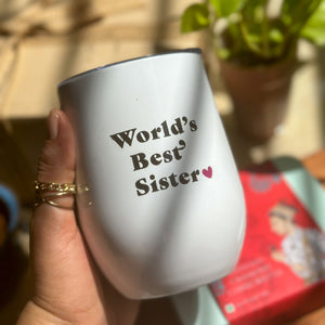 World's Best Sister Travel Mug - The Style Salad