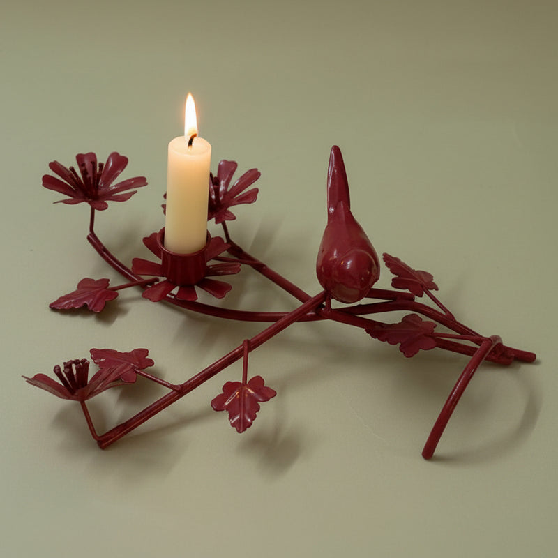 Aisha One Bird Candle Stand