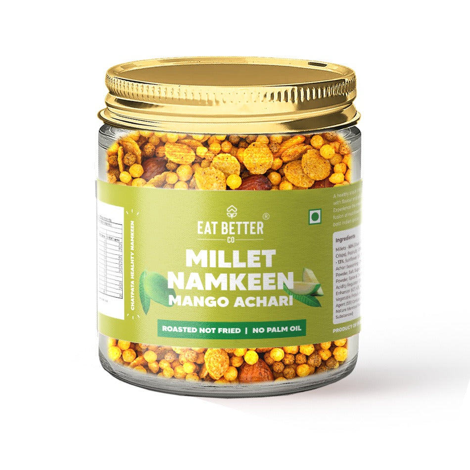 Mango Achari Millet Namkeen Jar