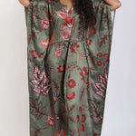 Alluring Firdaus Olive Kaftan