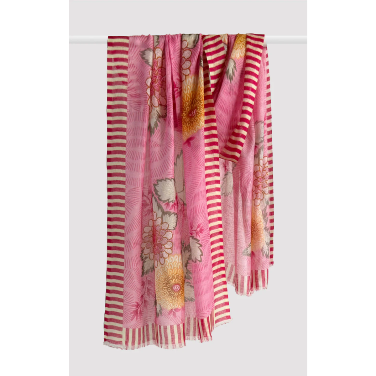 Alpenglow Floral Linen Modal Stole