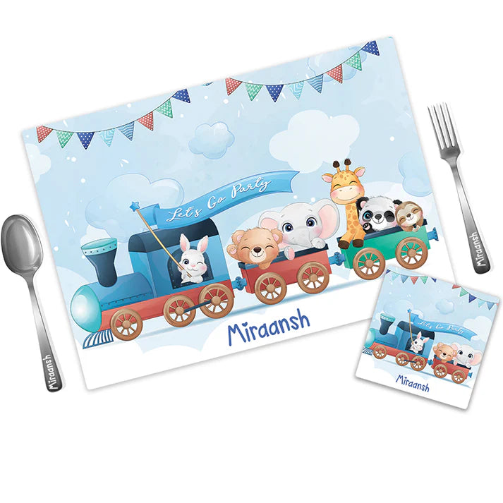 Personalised Mat Coaster Set