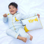 Boy's Personalised Nightsuit & Cushion Set