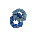 Denim Charms Scrunchies Set