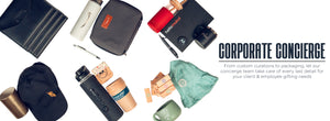 custom branded unique corporate gift ideas for client gifting, employee gifting, events at the style salad 