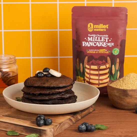 Jowar & Foxtail Millet Double Chocochip Pancake Mix