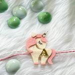 Felt Handmade Rakhi Personalised Initial