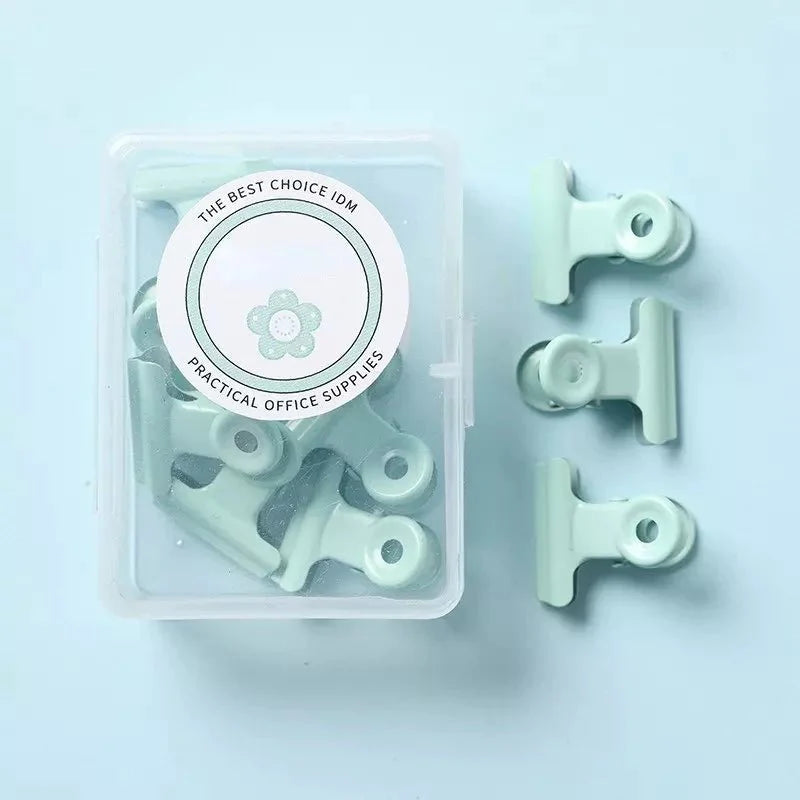 Fresh Macaron Mint Metal Clips