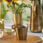 Jugnu Brass Glass Set of 4